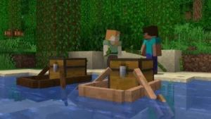 How to make a boat in Minecraft