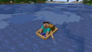 How to make a boat in Minecraft