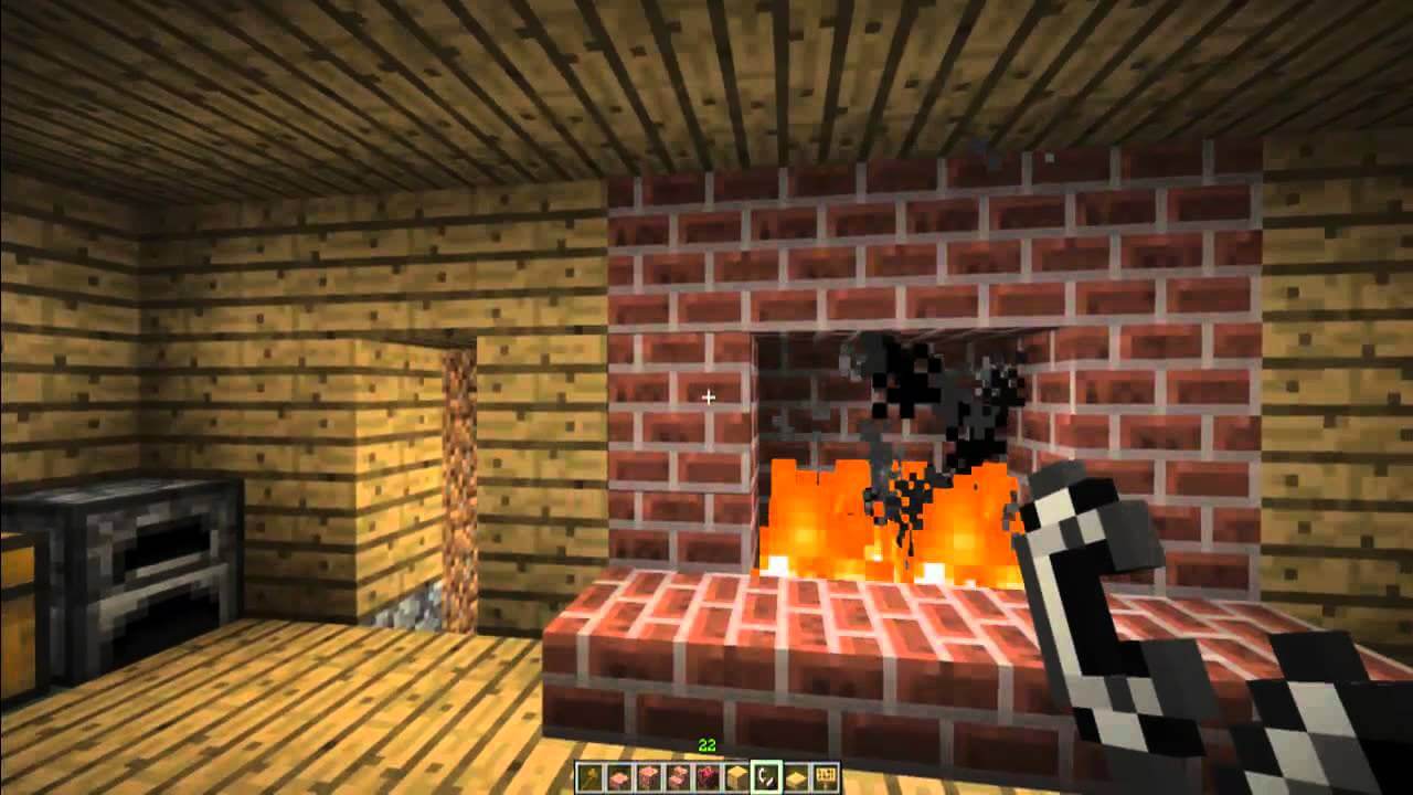 How to Make a Fireplace in Minecraft