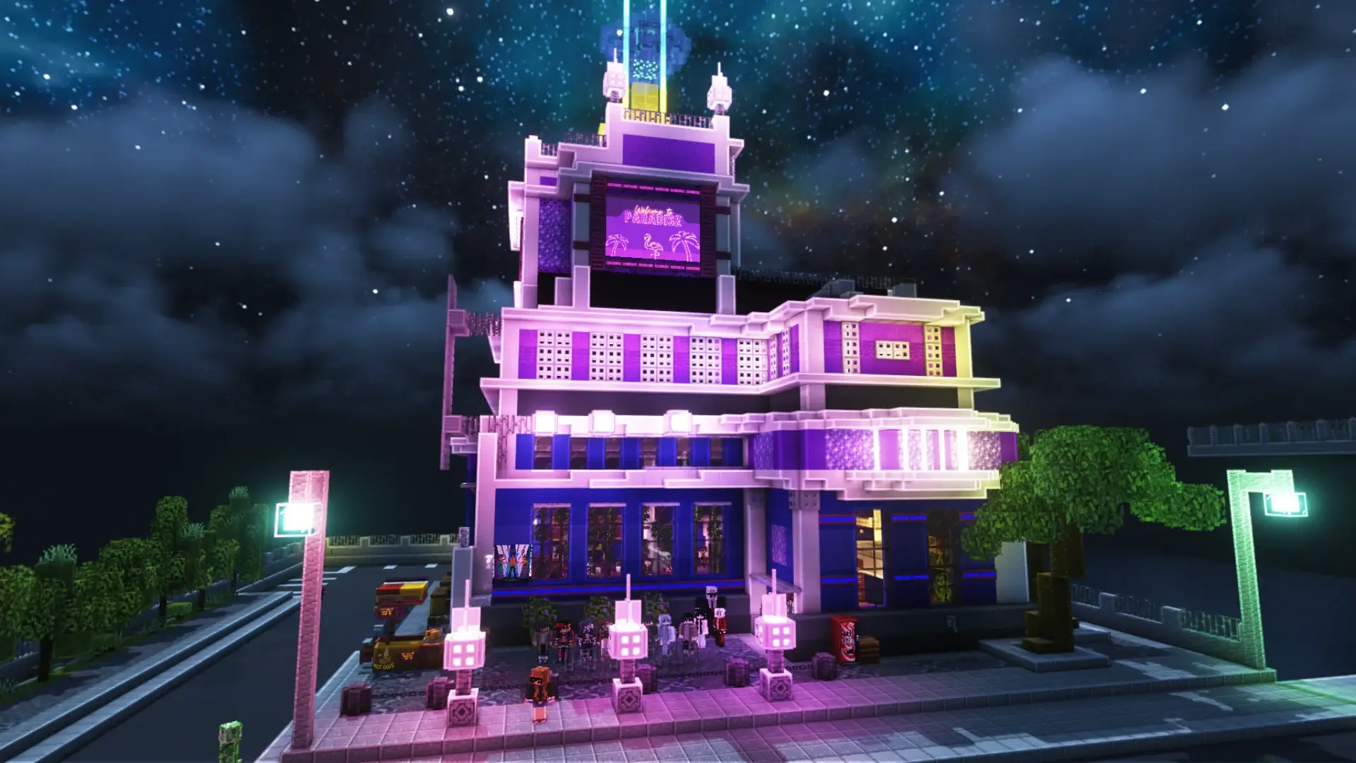 best Minecraft nightclub builds