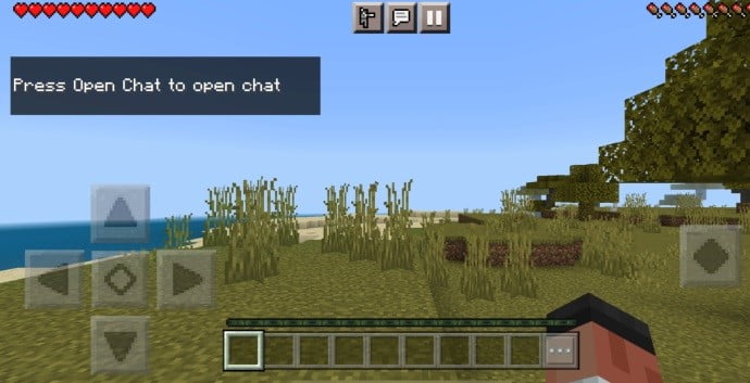 How to open a chat in Minecraft